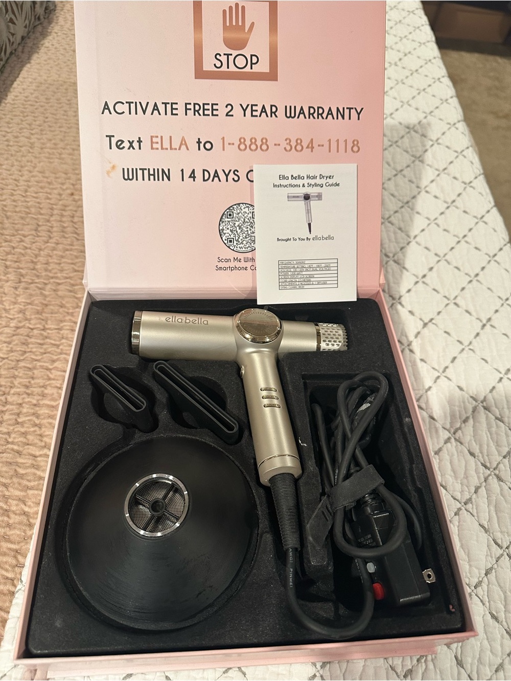✨ Ella Bella Professional Ionic Hair Dryer ✨